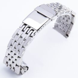 Quality 22mm 24mm Solid Stainless Steel Watch Band Bracelet Fit For Br strap For avenger navitimer superocean Watchband
