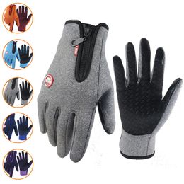 Cycling Gloves Thermal Winter Gloves For Men Women Touchscreen Warm Outdoor Cycling Driving Motorcycle Gloves Windproof Non-Slip Womens Gloves 230609