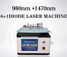 Original quaity 980nm 1470nm vascular removal surgical laser skin rejuvenationr lipolysis liposuction blood spider veins removal fat reduce slimming machine