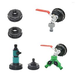 Watering Equipments Durable IBC Tank Tap Adapter S60 6 Coarse Thread To 1/2'' 3/4'' 1" Water Connector Replacement