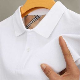 plus size Cotton Men Polo Shirt Burb Designer Tshirt Mens Sweatshirt Tb Plaid Short Sleeve T-shirt Lapel Pullover Shirts Casual Business 4xl QHC7 CA1Z