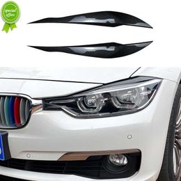 New Car Headlight Eyebrows Eyelids Lids ABS Plastic Retrofit Decorative Accessories For BMW 3 Series F30 Sedan F31 Waggon 2011-2018