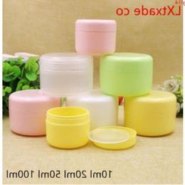 10 20 50 100 ml Plastic Empty bottles Jars Inner Cap Cosmetic Cream Eye Gel Butter Packaging Containers pcsgood qty Wdhch