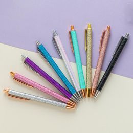 50pcs Bright Diamond Ballpoint Pen Cute Student Stationery Signature Pens For Writing School Office Gift