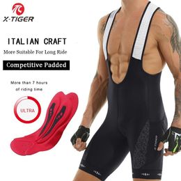 Cycling Bib Shorts Cycling Bib Shorts 5D Gel Pad Mountain Bike Shorts Bretelle Pockets Outdoor Breathable UPF50 Bike Tight Bicycle Shorts 230609