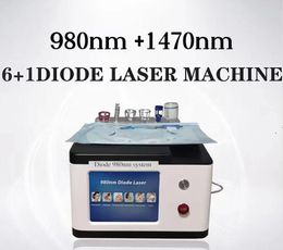 980nm 1470nm vascular removal surgical laser dual wavelengths skin rejuvenationr lipolysis liposuction blood spider veins removal fat reduce machine