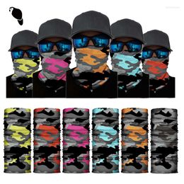 Scarves Camouflage Series Magic Headscarf Outdoors Seamless Scarf Windproof Cycling Sport Unisex Headband Mask