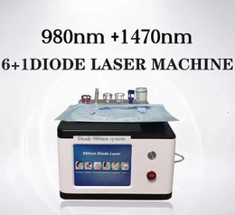 Professional 980nm +1470nm Diode Laser For Haemorrhoids Surgery Skin/EVLT/PLDD/Dental Tightening /blood spider veins removal lipolysis liposuction surgery eqipment