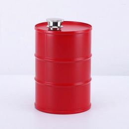 Hip Flasks Stainless Steel Flagon Anti-leak Oil Wine Barrel Food Grade Oil-carrying Convenient Outdoor Hiking Drum