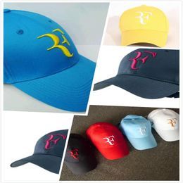 Adjustable Caps 16 colors Fashion-Tennis Cap Whole-Roger federer tennis hats wimbledon RF tennis hat baseball cap han edition 2375