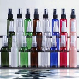 50pcs 50ml empty small mist spray plastic bottle,50cc perfume refillable cosmetic container with sprayer pump Mini travel size Ijpws