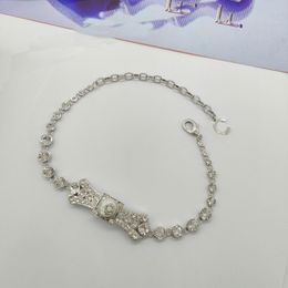 2023 Luxury quality Charm pendant necklace with diamond in silver plated nature shell beads have box stamp PS7076B