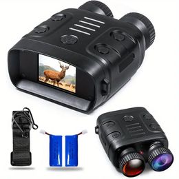 Night Vision Goggles With 5X Digital Zoom Camera, NV Binoculars Telescope With Long Infrared Viewing Distance At Night For Hunting And Camping