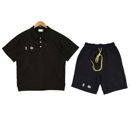 Mens Tracksuits suit Designer Polo shirt Shorts print lapel short sleeve casual sports style 333 4THV