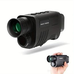 1080P Digital Night Vision Monocular, 1.54" Inch TFT Display Screen Infrared Monocular Telescope For 100% Darkness With 8X Zoom 2200mAh