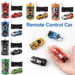 ElectricRC Car Mini Cans RC Car Remote Control Racing Drift Buggy Vehicle Toys RC Racing Drift Car Model for Children Boy Christmas Gift Toys 230609