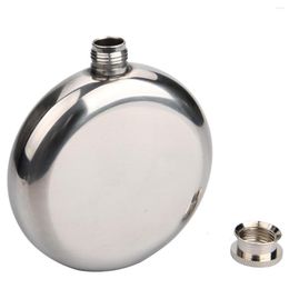 Hip Flasks 5oz Round Flask Stainless Steel Pocket Flagon Whiskey Wine Alcohol Bottle Gift For Men And Women Outdoor Liquor