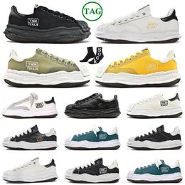 MMY Maison Mihara Yasuhiro Shoes Best-quality Women Mens Trainers Sneakers Black White Yellow Green Men Womens Outdoor Shoe Sports Size 36-45