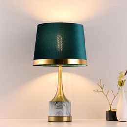 Table Lamps Creative Simple Lamp Modern Lighting Luxury Living Room Study Bedside Bedroom Home El Marble Desk