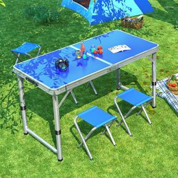 Camp Furniture Simple And Modern Foldable Portable Outdoor Camping Picnic Eating Multi-functional Table Of Home Learning Night Market Stalls