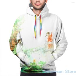 Men's Hoodies Mens Sweatshirt For Women Funny Love O2O C-Drama Print Casual Hoodie Streatwear