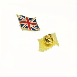 British Flag Brooch Nation Flag Badge Buckle Coat Sweater Suit Buckle Clothing Accessories