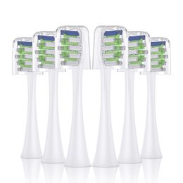 Toothbrushes Head Sarmocare 4 pcs8pcslot Toothbrushes Head for S100 and S200 Ultrasonic Sonic Electric Toothbrush Fit Electric Toothbrushes Head 230609