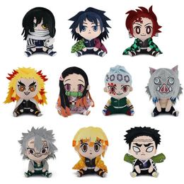 Wholesale animation Demon Slayer high quality 10 kinds of plush toys Children's games playmates holiday gifts room decoration