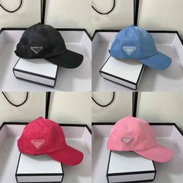Baseball Caps Designers Triangle Womens Mens Fashion Fitted Hats for Men Women Luxurys p Cap Sport Casquette Visors D2205073z r3276Z