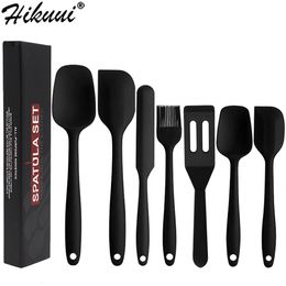 Herb Spice Tools BPAFree Silicone Cooking Utensils Set Spatulas Scrapers Spoons and Brushes for Baking Kitchen 230609