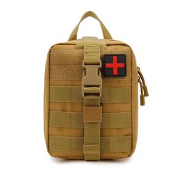 Outdoor Bags Molle Tactical First Aid Kits Bag Emergency Army Hunting Car Camping Survival Tool Military EDC Pouch 230609