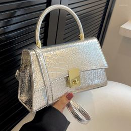 Evening Bags Small Flap Bag Luxury Design 2023 Vintage Handbag Pu Leather Clutch Purse Shoulder For Woman Stone Pattern Crossbody