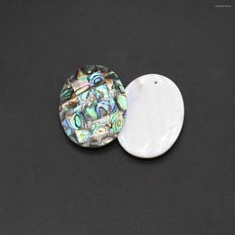 Pendant Necklaces Fashion Colorful Abalone Pendants Slice Oval Sea Shell For Tribal Jewelry Making Diy Women Necklace Earrings Gifts