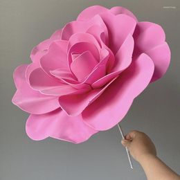 Decorative Flowers 3D Craft Rose Blush Foam For Wall Backdrop Centrepieces Arrangements Party Home Decor 3 Colour