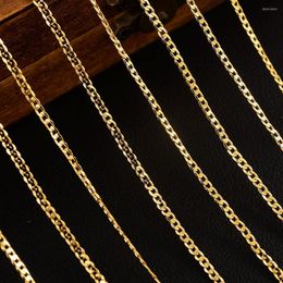 Chains 12pcs Gold Plated Necklace Chain For Men Vintage Chunky Fashion Women Cuban Boys Link PNG Jewellery Gift