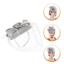 Bandanas Cocktail Party Hat Lace Veils Brides Fascinator Dress Artificial Dinner