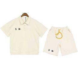 Mens Tracksuits suit Designer Polo shirt Shorts print lapel short sleeve casual sports style 333 3DE2