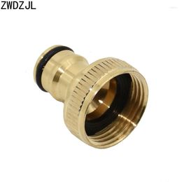 Watering Equipments Brass Tap 3/4 Female Quick Connector Washing Machine Garden Water Gun Connect Adapter 1pcs