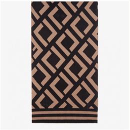 Classic Pattern Scarf Fashion Elegant Women Scarfs Luxury Letter F Womens Soft Knitted Stretch Shawl Warm In Winter Gift D2109253H249g