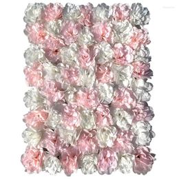 Decorative Flowers 40x60CM Artificial Flower Wall DIY Wedding Party Home Decoration Plans Christmas Silk Decor