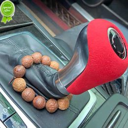 New Suede Wrapped Gear Shift Knob Handle Collars For Mercedes W204 W212 W169 W219 W463 CLS C E A G Class Interior Accessories