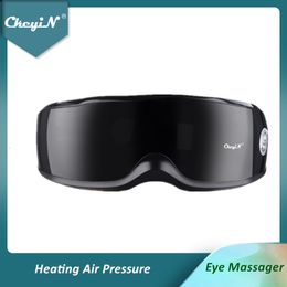 Eye Massager CkeyiN Smart Eye Massager Vibration Magnetic Relieves Fatigue Dark Circles Acupuncture Massage Relax Eye Care Device Wireless 51 230609