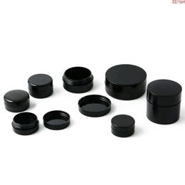 100 x Travel Small 1g 2g 3g 5g 10g 20g jars Pot Box Makeup Nail Art Cosmetic Bead Storage Container Black Portable Cream Jargood Vmhdo