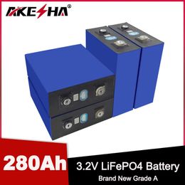 100% New 280Ah Lifepo4 Battery Lithium Iron Phosphate Pack 24V 48V For EV Golf Cart Forklift Solar System With Busbar