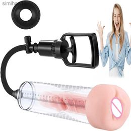 Penis Enlargement Vacuum Pump Male Enhancement Erection Dick Cock Pump Masturbator Penis Adult Sex Toys Penis Pump L230518