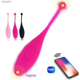 App Bluetooth Control Panties Vibrator Vibrating Eggs Wearable Balls Vibrator G Spot Clitoris Massager Adult Sex Toy for Women L230518