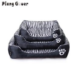 Pens Dog Bed Zebra Print Pets House Cartoon Puppy Beds For Small Larger Dogs Pets Cats House