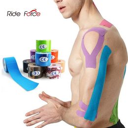 Elbow Knee Pads 2 Size Elastic Kinesiology Tape Athletic Recovery Sports Safety Muscle Pain Relief Support Gym Fitness Bandage 230613