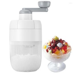 Baking Moulds Portable Manual Ice Crusher Hand Crank Snow Cone Shaved Machine Kitchen Bar Blenders Accessories