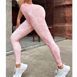 Active Pants Energy Seamless Leggings Gym Girl Leggins Printed Pink Legings Sports Women Fitness High Waisights Push Up Running Yoga